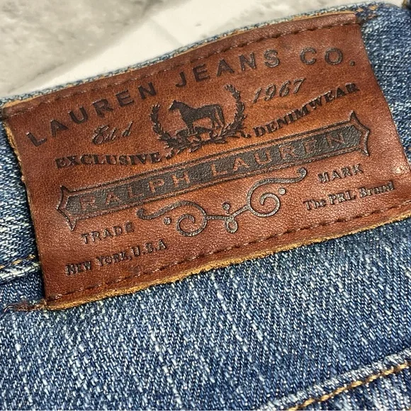 Lauren Ralph Lauren Classic Straight Jeans. Denim. Size 12. Preowned. - Picture 7 of 12